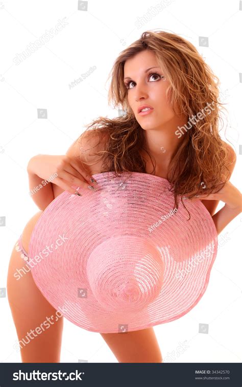 Sexy Blonde Model Pink Bikini Stock Photo 34342570 Shutterstock