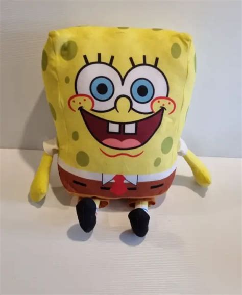 SPONGEBOB SQUAREPANTS PLUSH Soft Toy Nickelodeon 18cm 2008 Tracked