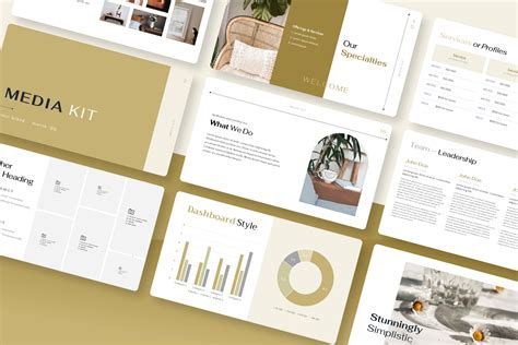 Media Kit Press Pack Template Ppt