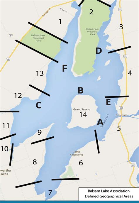 Balsam Lake Association - BLA Map