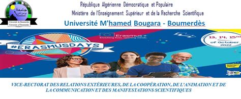 Université De Boumerdes Université De Mhamed Bougara Boumerdes