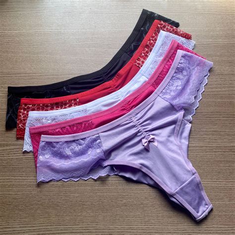 Kit Calcinha Plus Size Fio Duplo Lateral De Renda Lingerie Plus Size Confort Vel Shopee Brasil