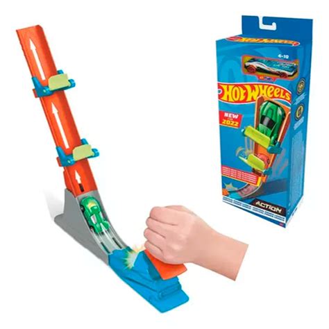 Hot Wheels Action Pista Set De Acrobacia Lan Amento Vertical Shopee Brasil