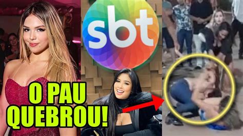 MELODY E EX CHIQUITITAS CINTHIA CRUZ SAEM NO TAPA Em PROGRAMA Do SBT