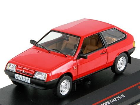 Масштабная модель LADA Samara 2 DOORS ВАЗ 2108 1986 красный лучшая цена!