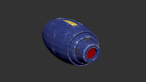 Mega Buster Bomb 04 Megaman 3d Model By Gsommer