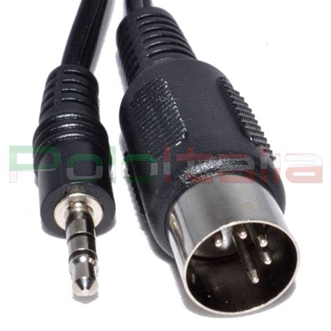 C Din Jack M M Metri Cavo Audio Din Poli Maschio Jack