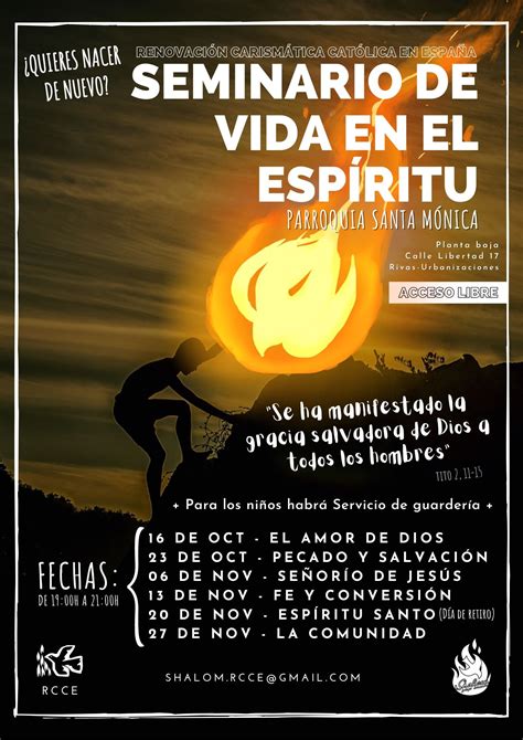 Del Al De Seminario De Vida En El Esp Ritu Rcce