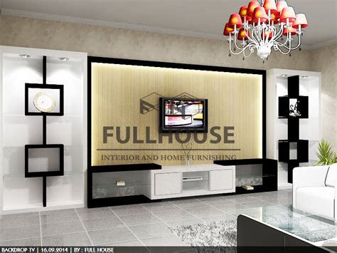 Backdrop Tv Jasa Interior Desain Jogja And Home Furnishing Fullhouse