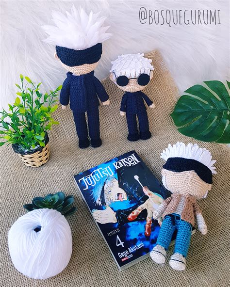 Gojo Satoru Jujutsu Kaisen Receitas De Amigurumi Bosquegurumi