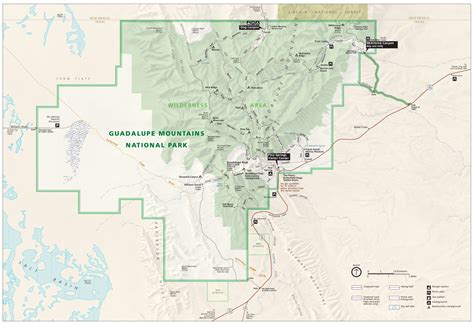 Guadalupe Mountains Maps | NPMaps.com - just free maps, period.
