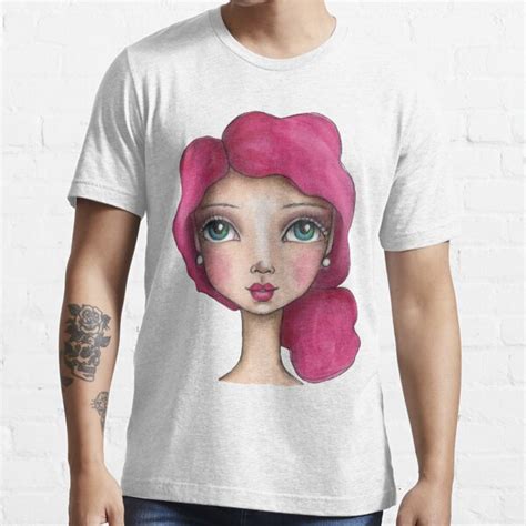Pink Lady T Shirt For Sale By Malumixedmedia Redbubble Girl T