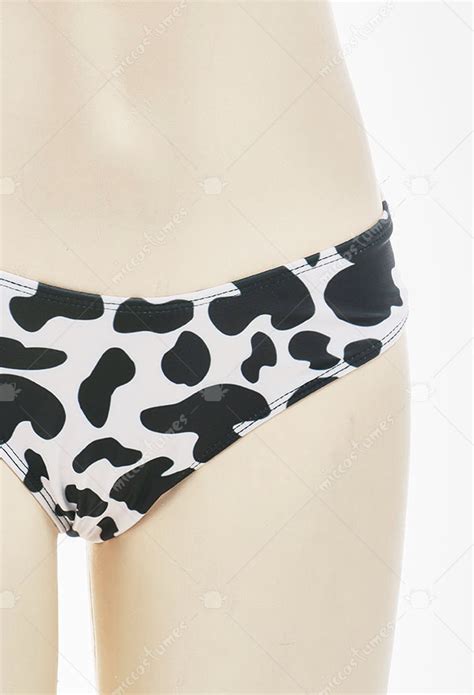 Cow Prints Swimsuits Cross Lace Up Bathing Suits Bikini Sets For Sale