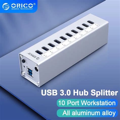 Orico 10 Port Usb3 0 Hub Splitter Multi Port Hub Expansion Expansion