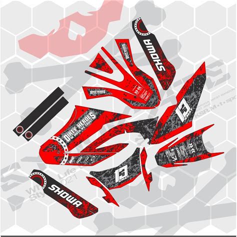 Jual Decal Stiker Wr Gordon D Tracker Crf Klx Bf Full Body Dll