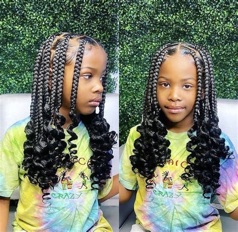 Coi Leray Inspired Braids In 2022 Girls Hairstyles Braids Little