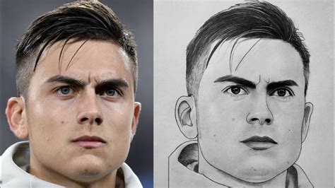 How To Draw Paulo Dybala Step By Step Football Player Drawing