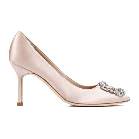 Buy Manolo Blahnik Hangisi 090 Pumps Nude Neutrals At 33 Off Editorialist