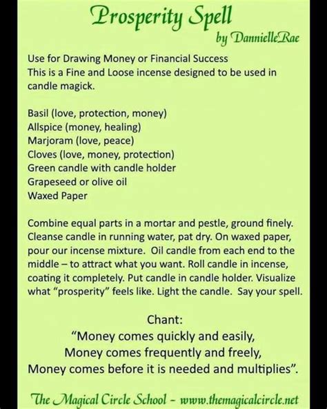 Simple Prosperity Spell For Abundance And Success