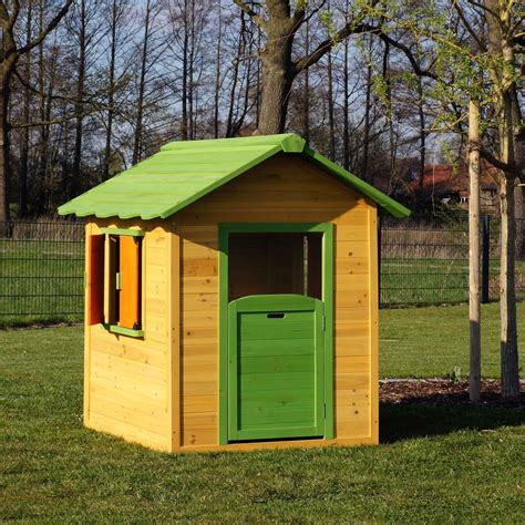 Kinderspielhaus kleines Gartenhaus aus Holz Spielhaus für Kinder