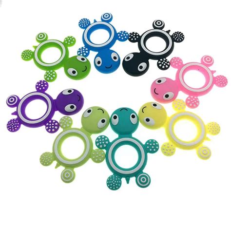 Пищевая силиконовая Прорезыватель для зубов DIY животное детский ...