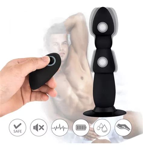 Anal Vibrator Bolas Anales Vibratorias Con Tapón De Tope Par Envío gratis