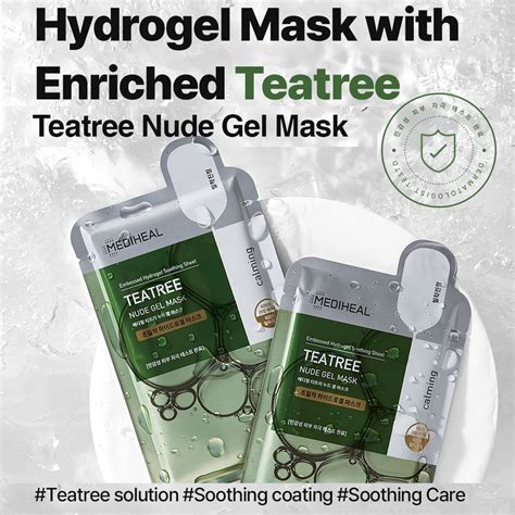 Mediheal Teatree Nude Gel Sheet Mask Sheet Calming Shopee Singapore