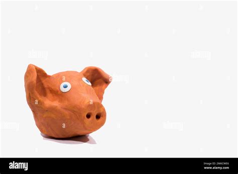 Symbol Of Year 2019 Pig Made From Play Clay Stock Photo Alamy