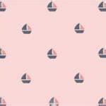 Zoe Bikini Pants Rose Boat Petit Crabe