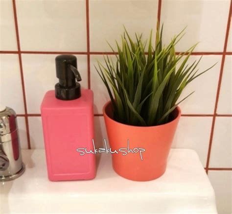 Tempat Botol Sabun Cair Ikea Rinnig 450ml Dispenser Sabun Plastik On