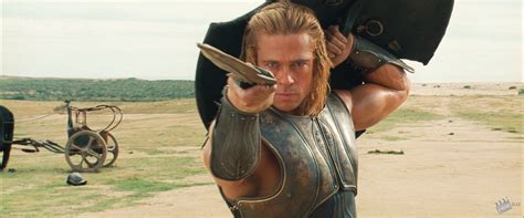 Epic Brad Pitt in Troy HD Wallpaper