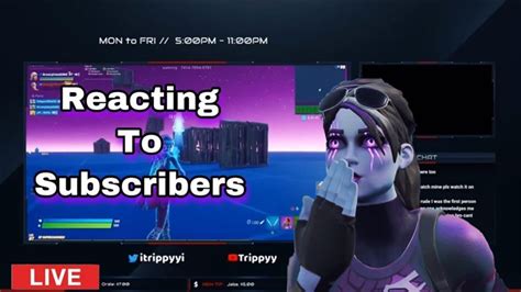 Reacting To Subscribers Fortnite Montages Live Youtube