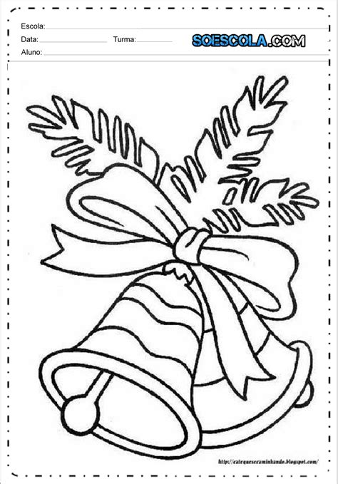 Desenho Natalino Para Pintura - 7