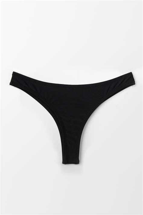 Classic Black Low Waisted Bikini Bottom