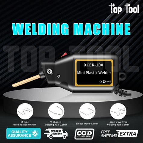 100W Portable Mini Hot Stapler Plastic Welding Machine Car Bumper Repair Kit Plastic Welder Pro