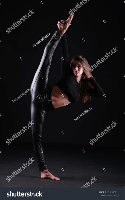 Sexy Brunette Beautiful Woman Posing Lingerie Stock Photo Shutterstock