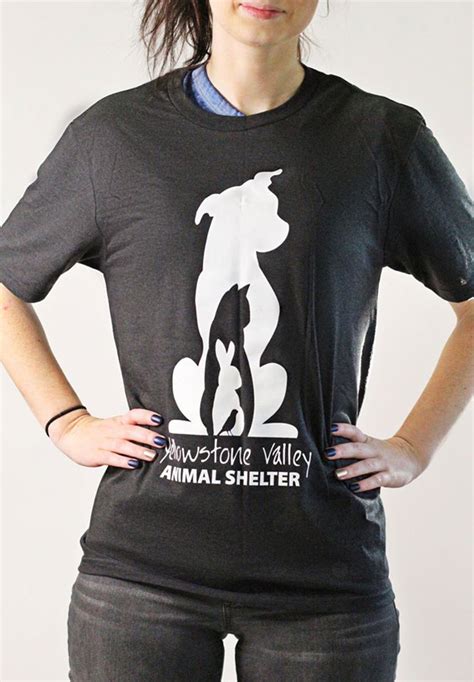 Silhouette T-Shirt | Yellowstone Valley Animal Shelter