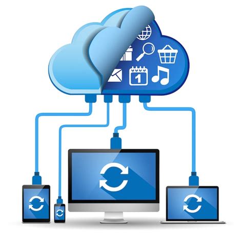 Dispositivos Conectados A La Nube Concepto De Computaci N En La Nube