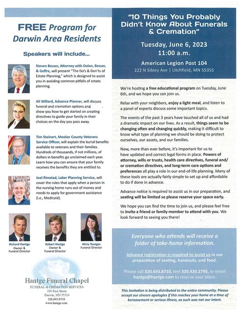 Hantge McBride Hughes Funeral Chapels and Crematory - Dobratz, Dalin