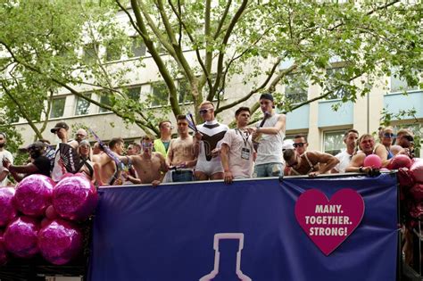 Participant Of Street Parade Of The Christopher Street Day CSD Gay Pride LGBT Editorial