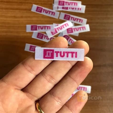 Etiquetas Para Lingerie X Cm Personalizada Tag Un Tecido Branco Parcelamento Sem Juros