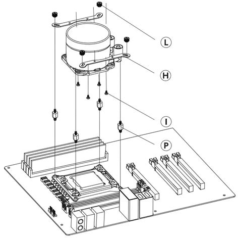 darkflash DX240 V2.6 Aio Argb Liquid CPU Cooler Fan Installation Guide