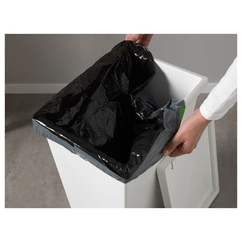 Filur Bin With Lid White 42 L Ikea Uk
