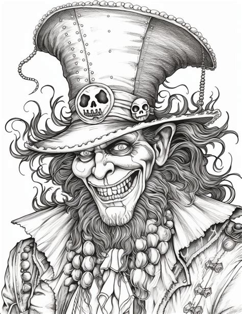 Livre De Coloriage De Pirates Effrayants Pour Adultes Et Etsy France