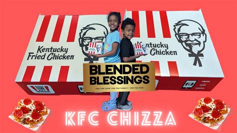 KFC S New Chicken Pizza CHIZZA Review BlendedBlessings YouTube