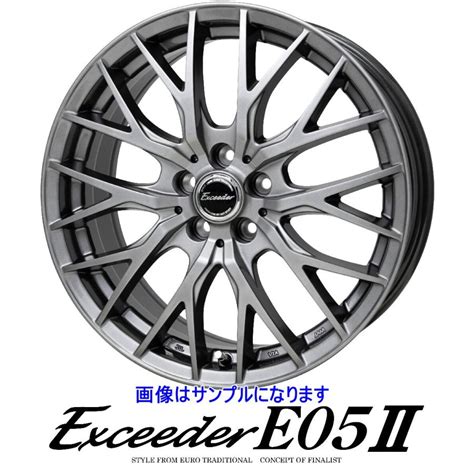 HOT STUFFホットスタッフ Exceeder エクシーダー E II アルミホイール 本セット インチ J