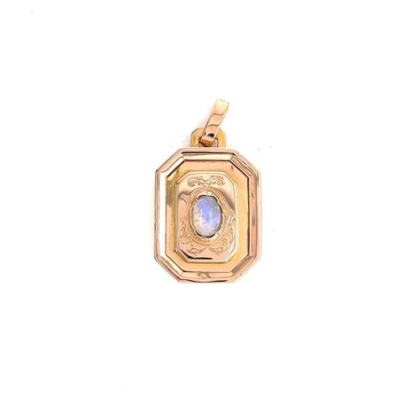 Proantic M Daillon Pendentif Porte Photo En Or Jaune Carats