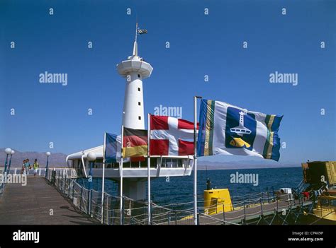 Israel Elat Marine Observatory Stock Photo Alamy