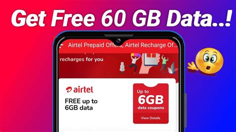 Airtel Me Free Data Kaise Paye How To Get Free Data On Airtel Thanks App Airtel Coupon Code