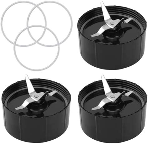 2 Pack Magic Bullet Cross Blade Qt Cross Blade Replacement Parts With 4pcs Extra Gaskets